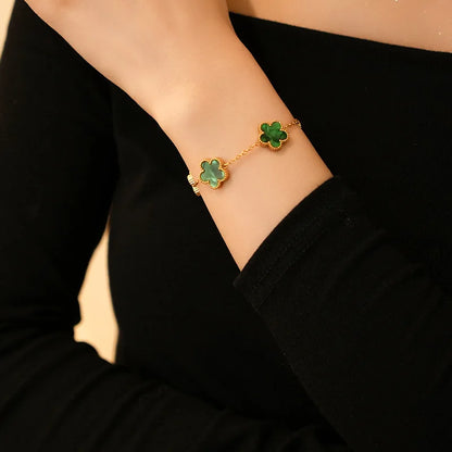 Five-Petal Flower Bracelet (Available in 10 Colours)