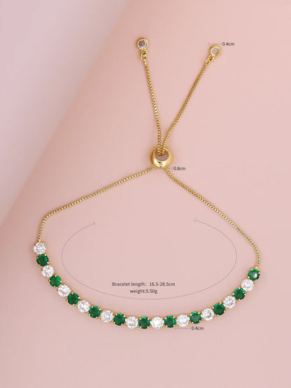 Celestia Diamante Adjustable Bracelet (5 colours available)