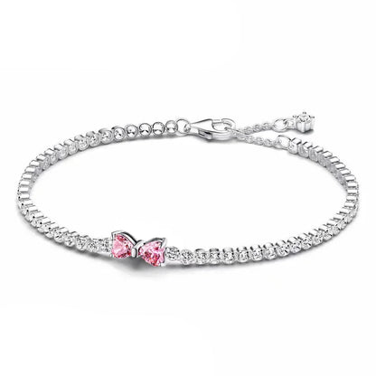 Cute Bow Full Diamond Bracelet (Available in 3 Colours)