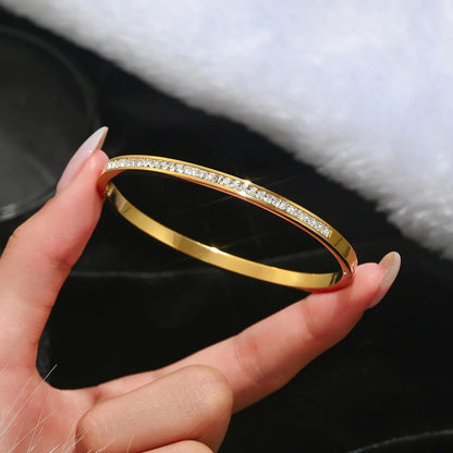 Gold Stack Stainless Steel Bangles