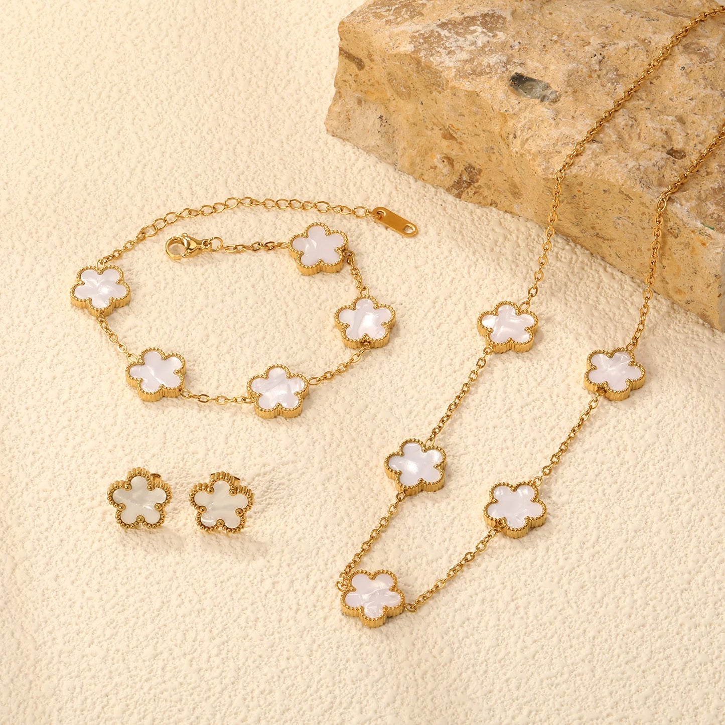 Stainless Steel Flower set (available in 4 colours)