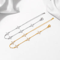 Flower Link Chain Bracelet