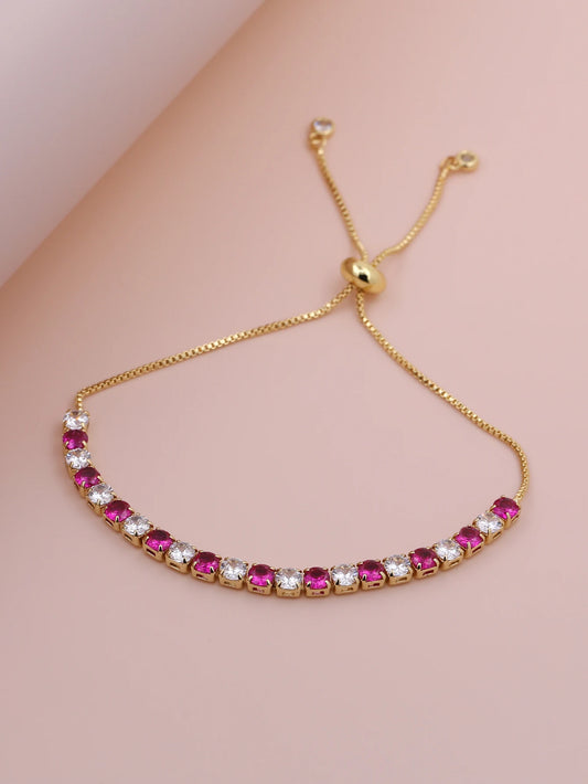 Celestia Diamante Adjustable Bracelet (5 colours available)